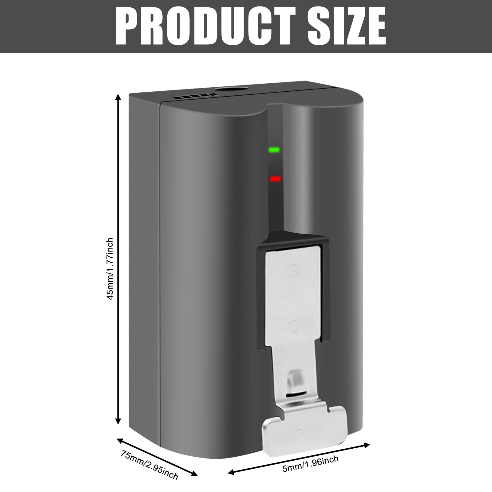 Acboor Ring Camera Battery - 6040mAh Rechargeable for Video Doorbell & Spotlight Cameras
