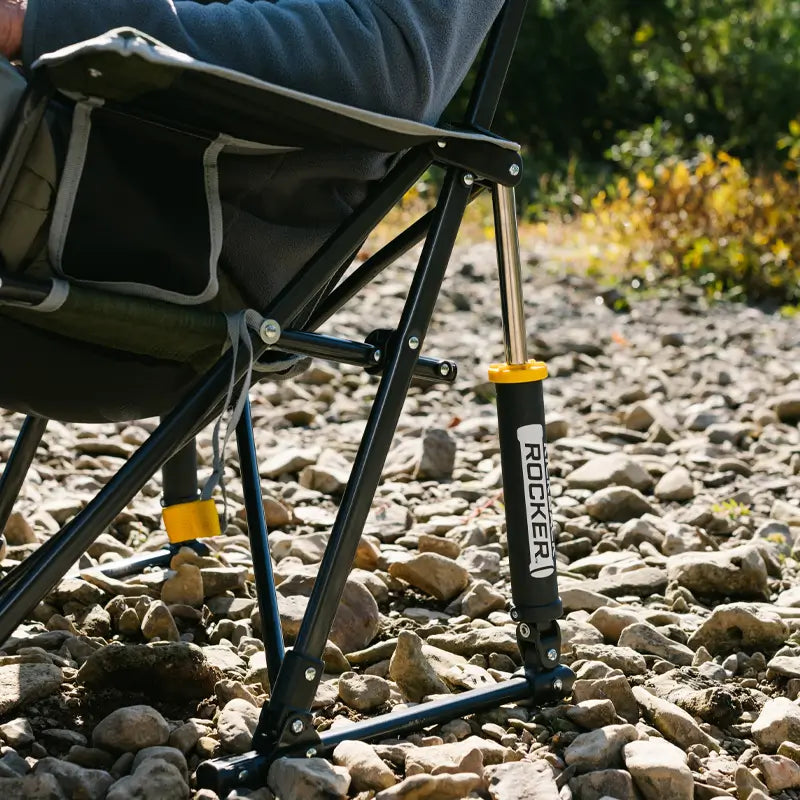 Kickback Rocker™ - Portable Folding Rocking Chair for Outdoor, Camping & Relaxation - Perfect for Patio, Beach, Backyard & Travel