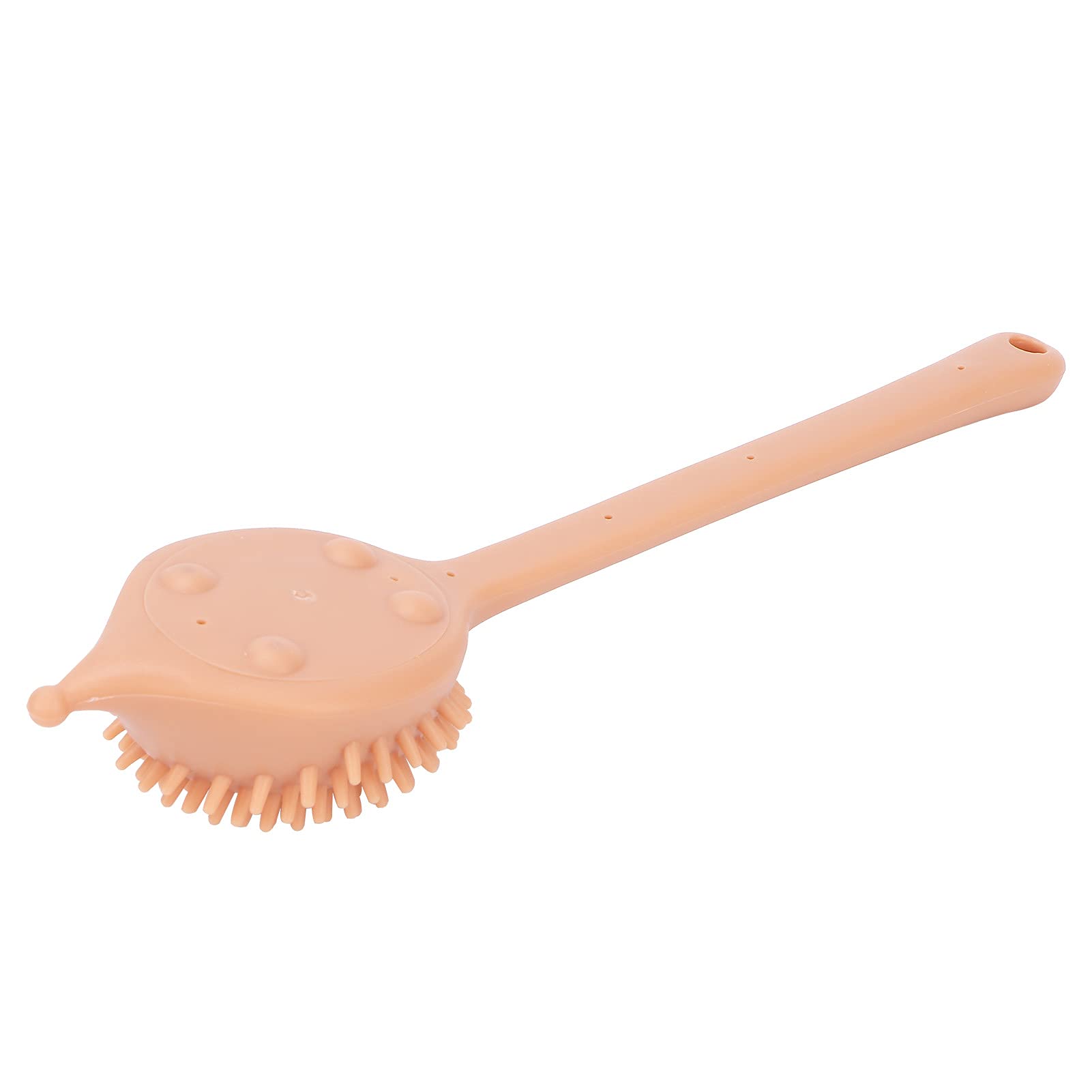 Double Sided Meridian Massage Hammer Stick - Silicone Body Pat Massager for Men & Women to Relieve Muscle Fatigue & Stress | Perfect for Post-Workout Recovery, Office Relaxation & Home Spa (Khaki)
