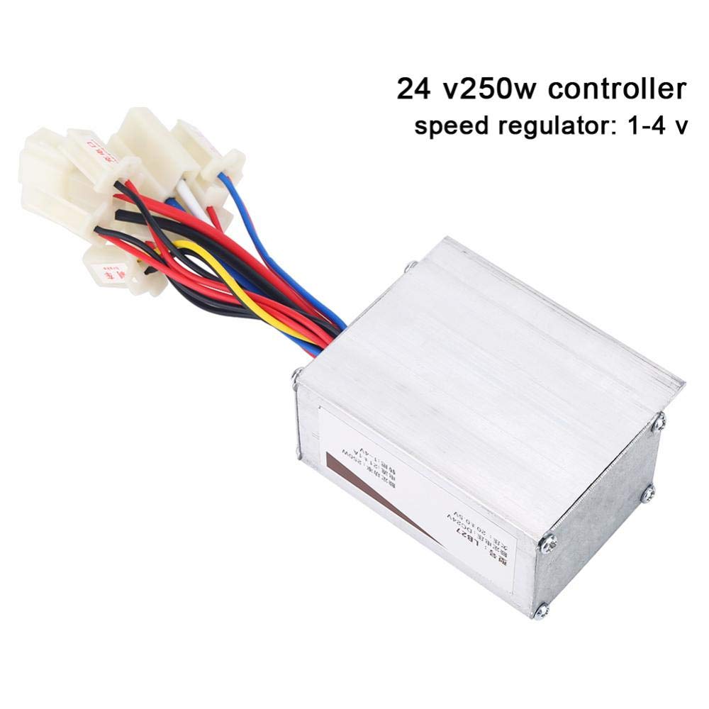 24V 250W Brushed Motor Controller - Speed Control Box for E-Bikes & Scooters