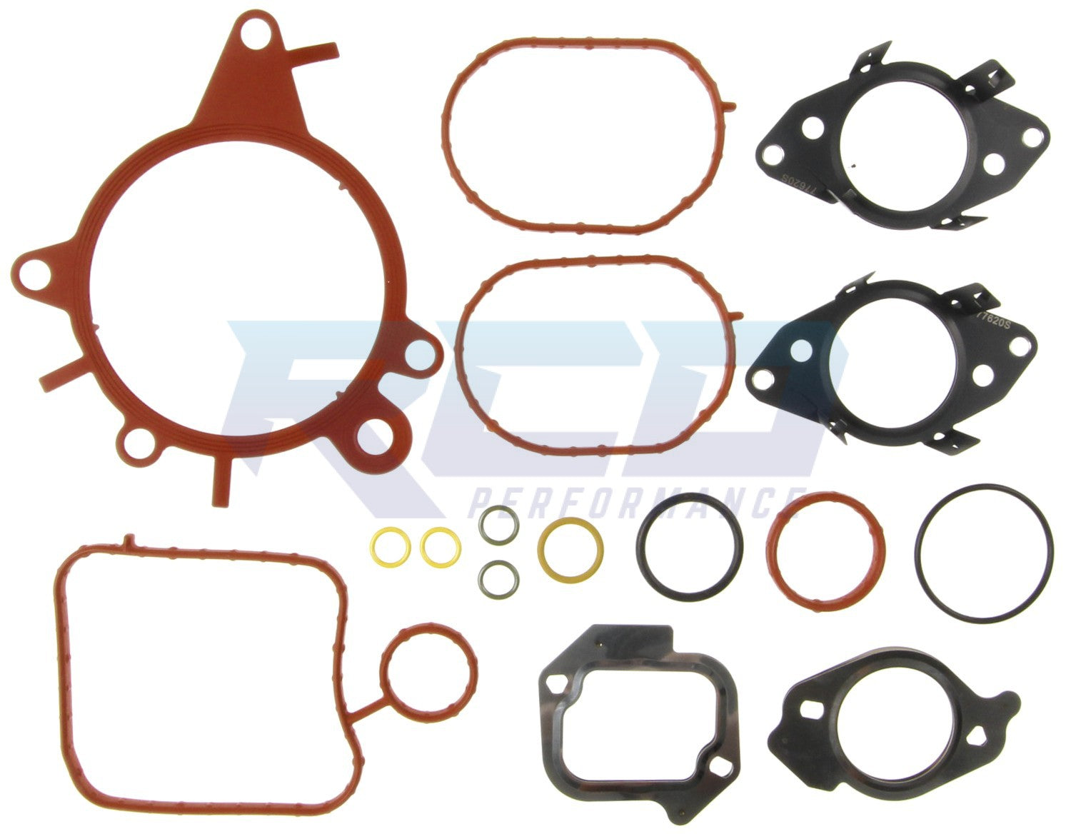 Mahle 6.7L HP Fuel Pump Installation Gasket Set - Compatible with Cummins Diesel Engines - Heavy Duty Replacement Part for Truck & RV Maintenance