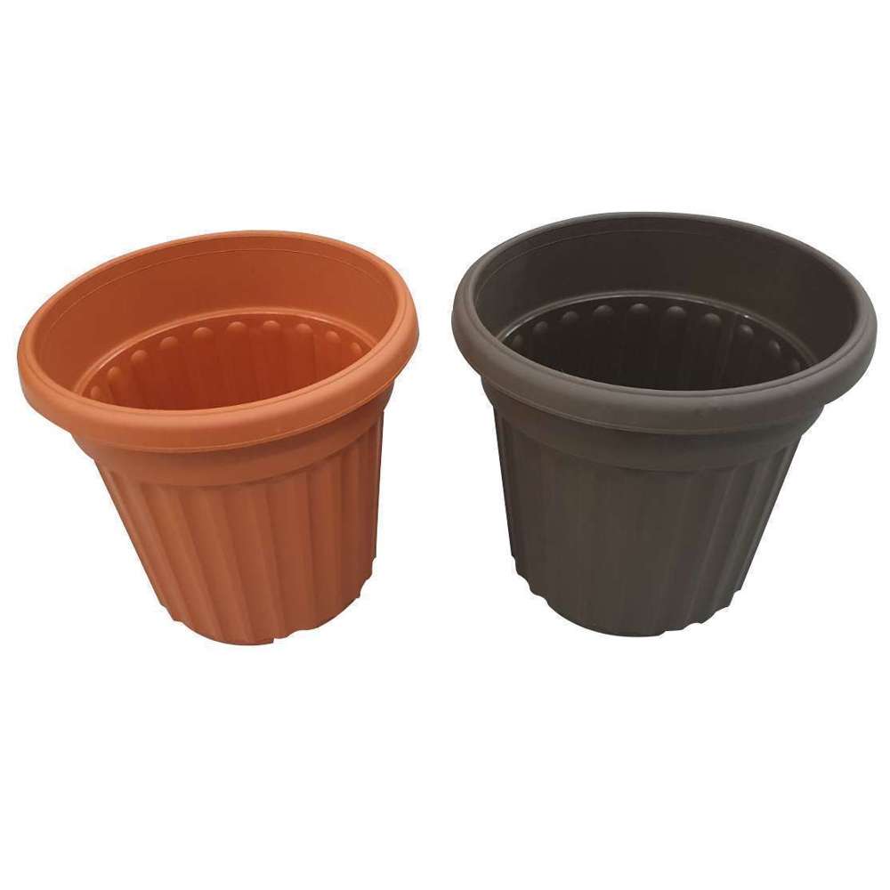 Baba Terrazzo Planter Pot - 10.2 x 9.3 Inch Modern Flower Pot for Indoor Plants, Succulents & Home Decor | Perfect for Living Room, Office & Garden Decor