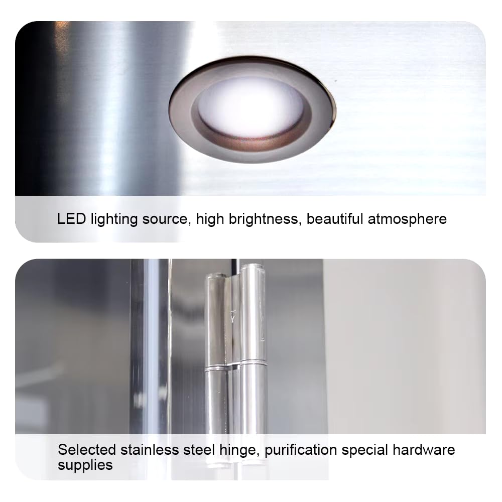 Custom Stainless Steel Air Shower for Clean Rooms | High-Quality Air Cleaning Equipment | Dust Control & Contamination Prevention | Perfect for Pharmaceutical Labs, Electronics Manufacturing & Food Processing Facilities