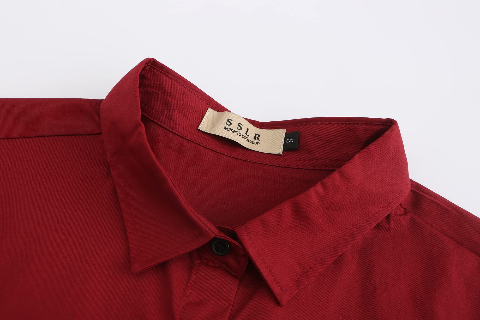 Women's Oversized Button Down Shirts - Long Sleeve Casual Dress Shirts with High Low Hem | Perfect for Work, Date Night & Everyday Wear