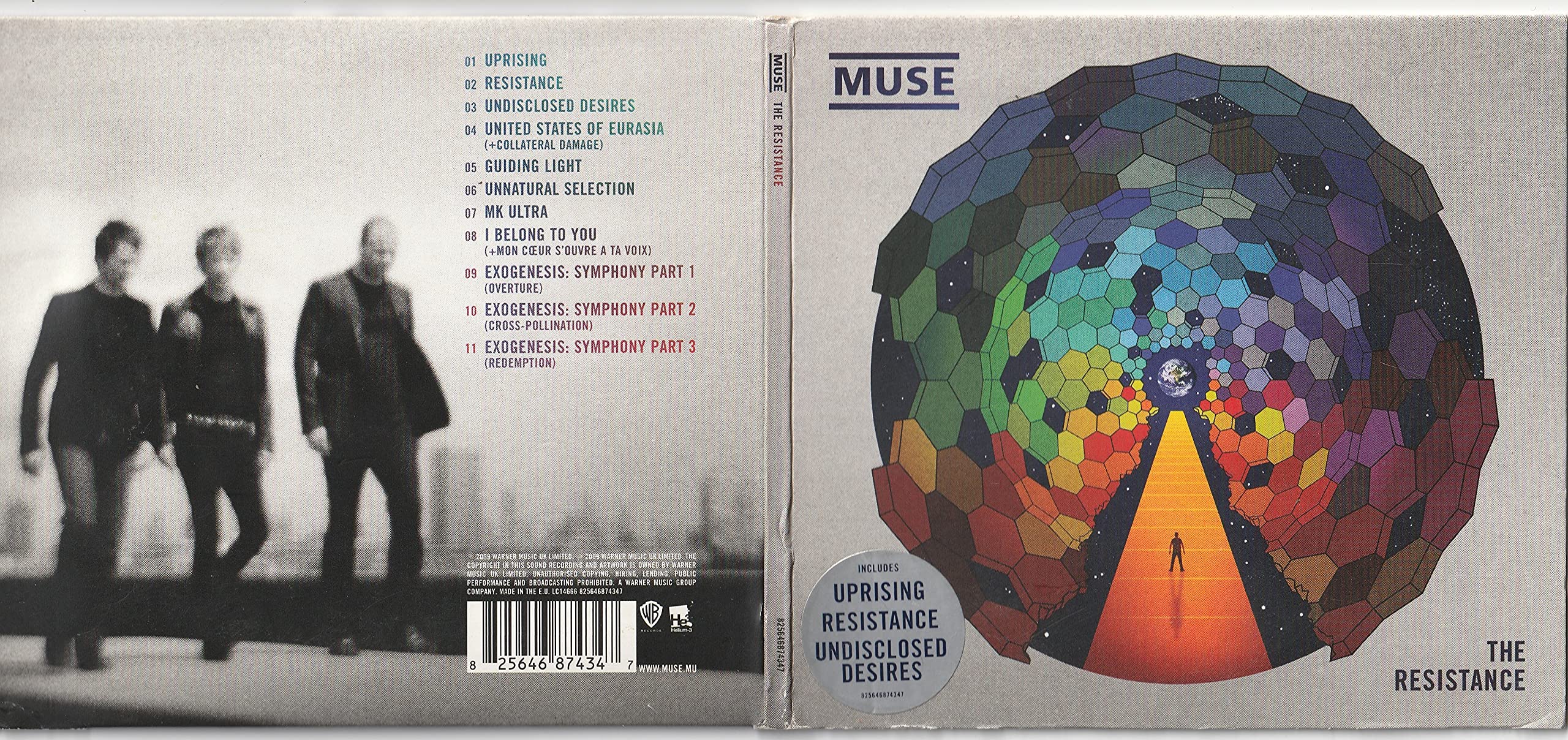 Muse - The Resistance (CD Album) | Alternative Rock Music | Perfect for Home Listening, Workouts & Road Trips