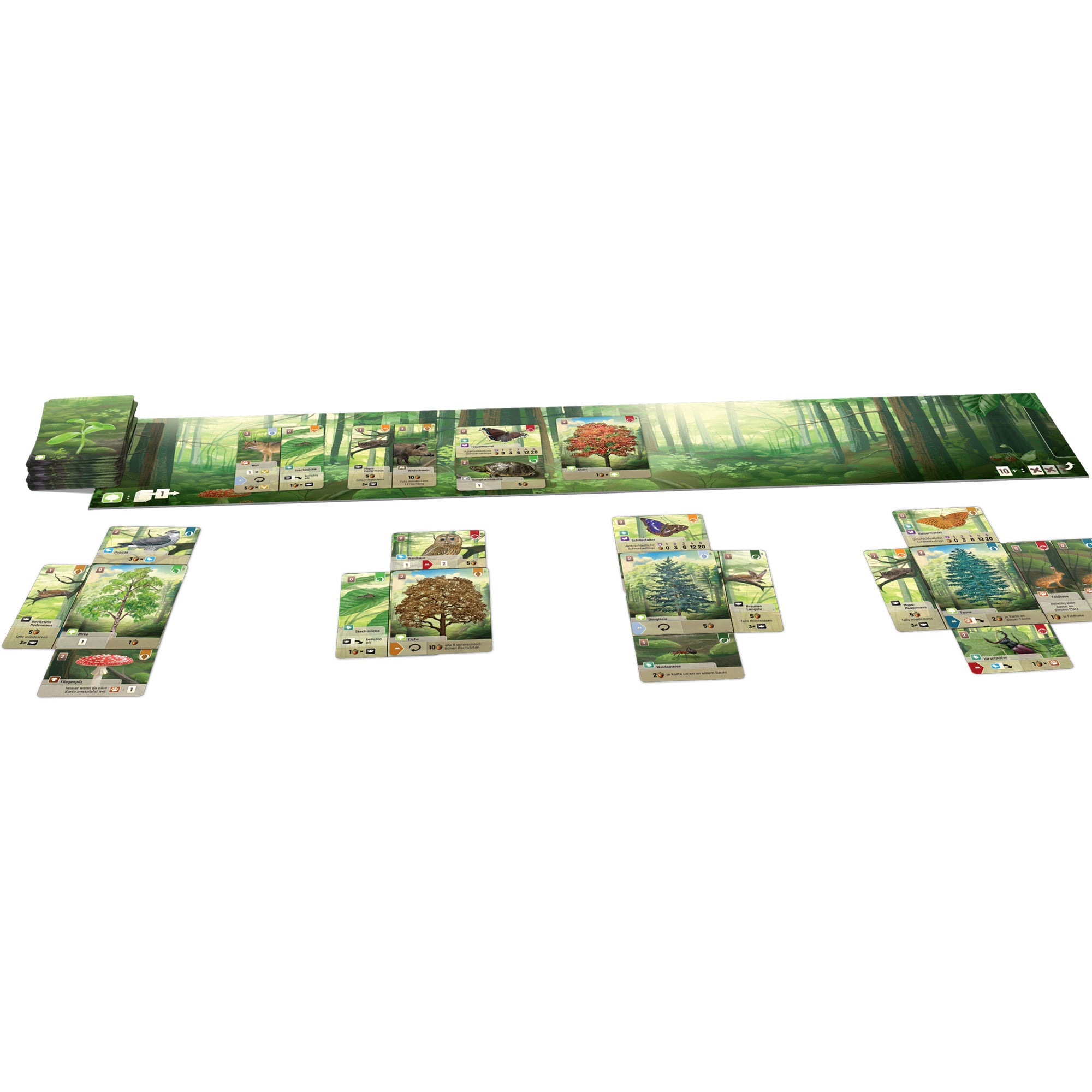 Forest Shuffle - Eco-Friendly Wooden Board Game for Family & Friends | Perfect for Game Nights, Camping & Outdoor Adventures
