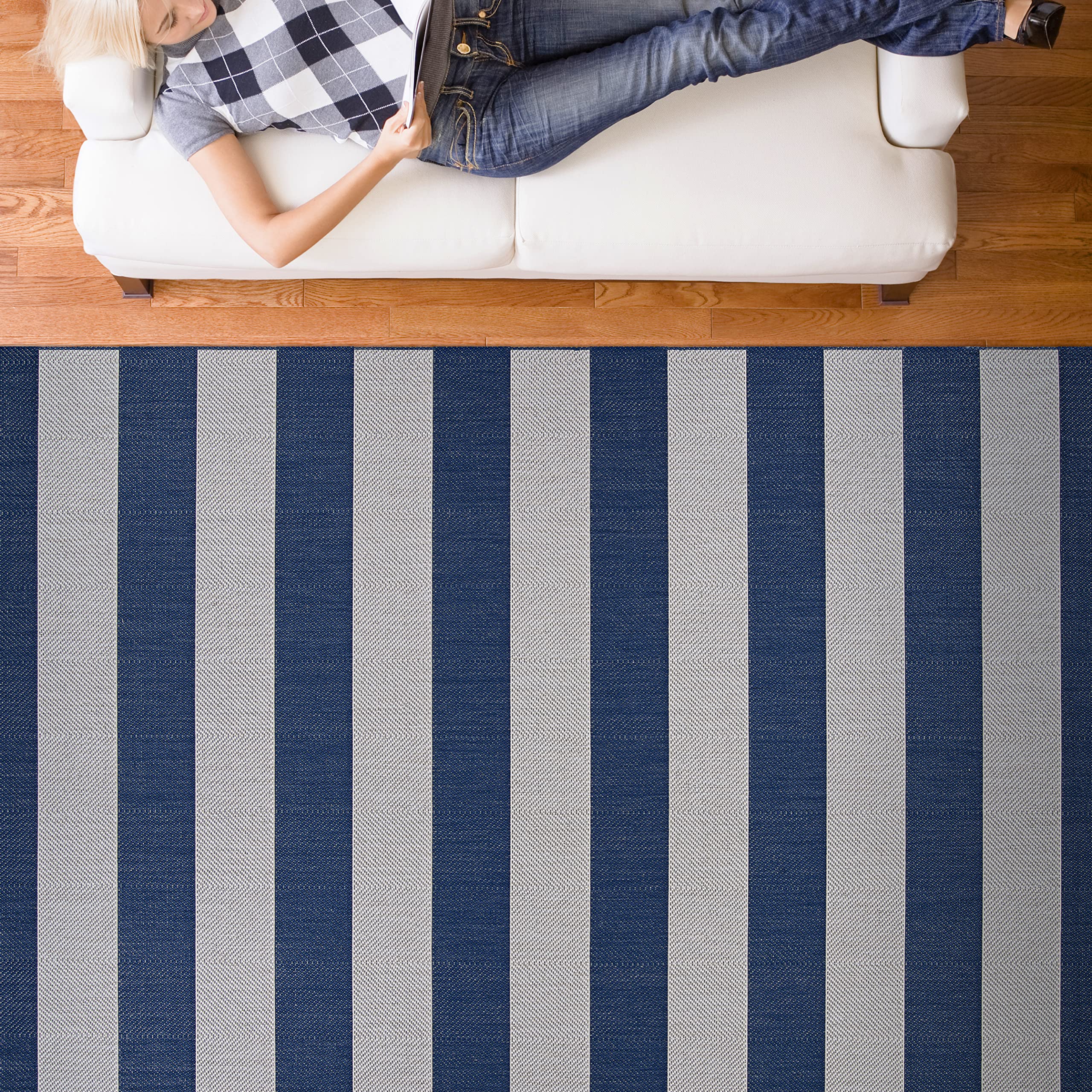 Couristan Afuera Outdoor Area Rug - Yacht Club 2'2