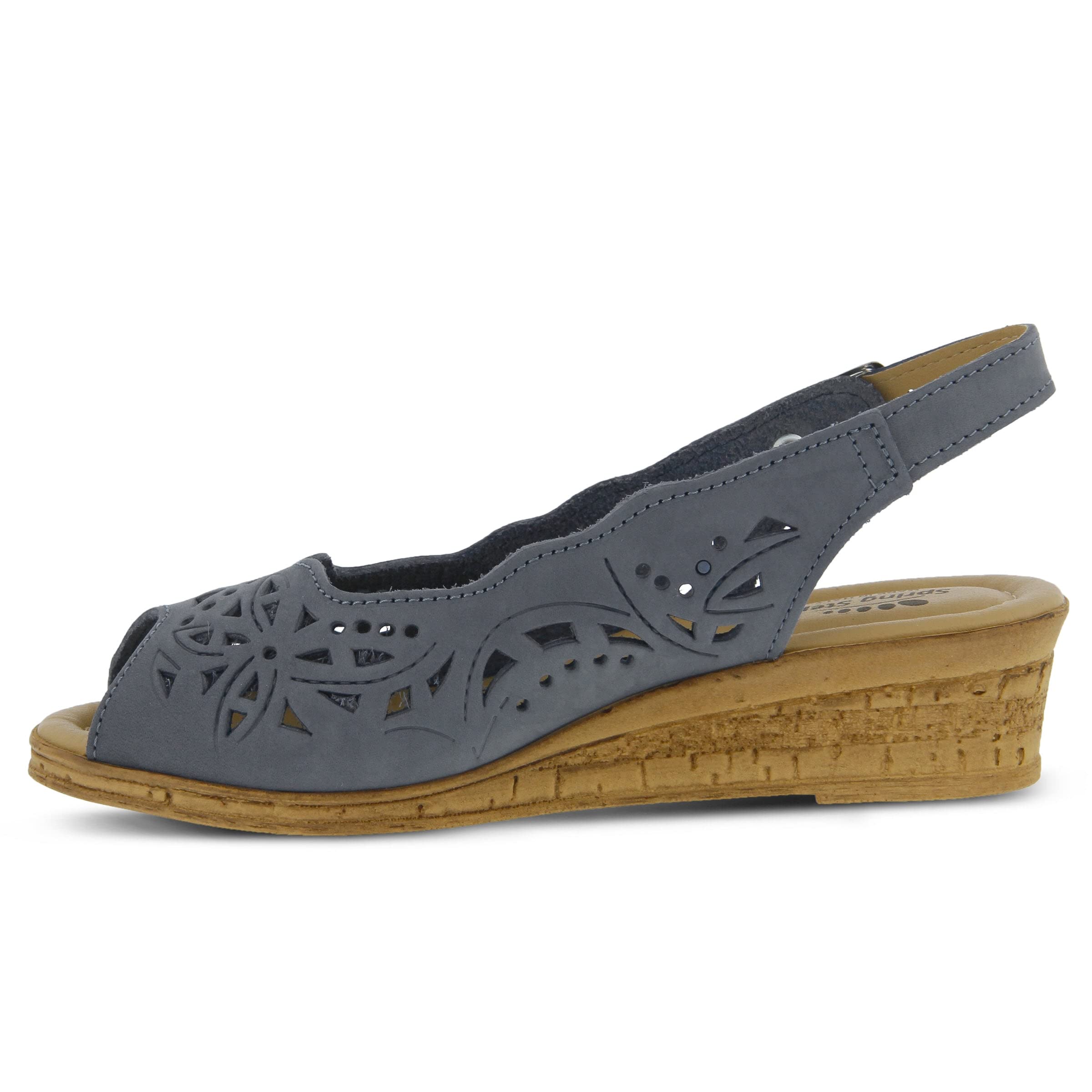 Spring Step Women's Orella Slingback Sandal - Comfortable Summer Casual Shoes for Walking, Beach & Outdoor Activities