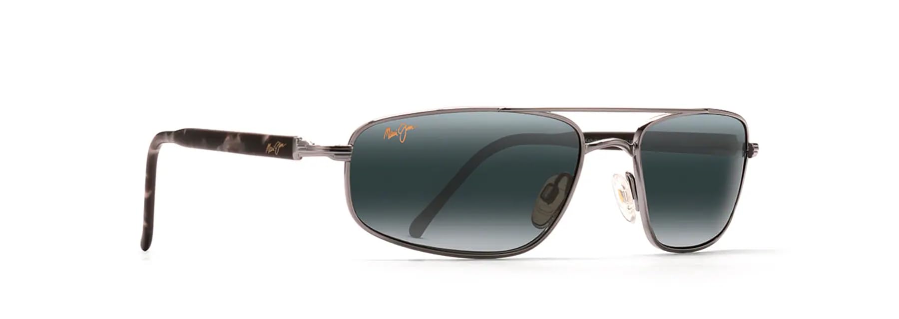 Maui Jim Kahuna Polarized Rectangular Sunglasses for Men - UV Protection, Lightweight & Stylish - Perfect for Driving, Beach & Outdoor Activities