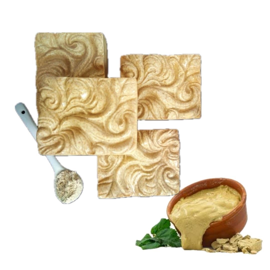 Xabon Multani Mitti Soap - Natural Clay Face Wash for Oily Skin | Deep Cleansing & Oil Control | Men & Women | Perfect for Daily Skincare & Acne-Prone Skin