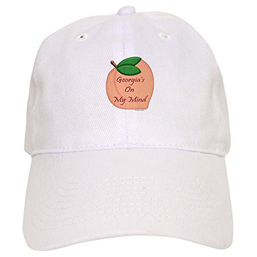 White - Georgia Minded Peach Cap
