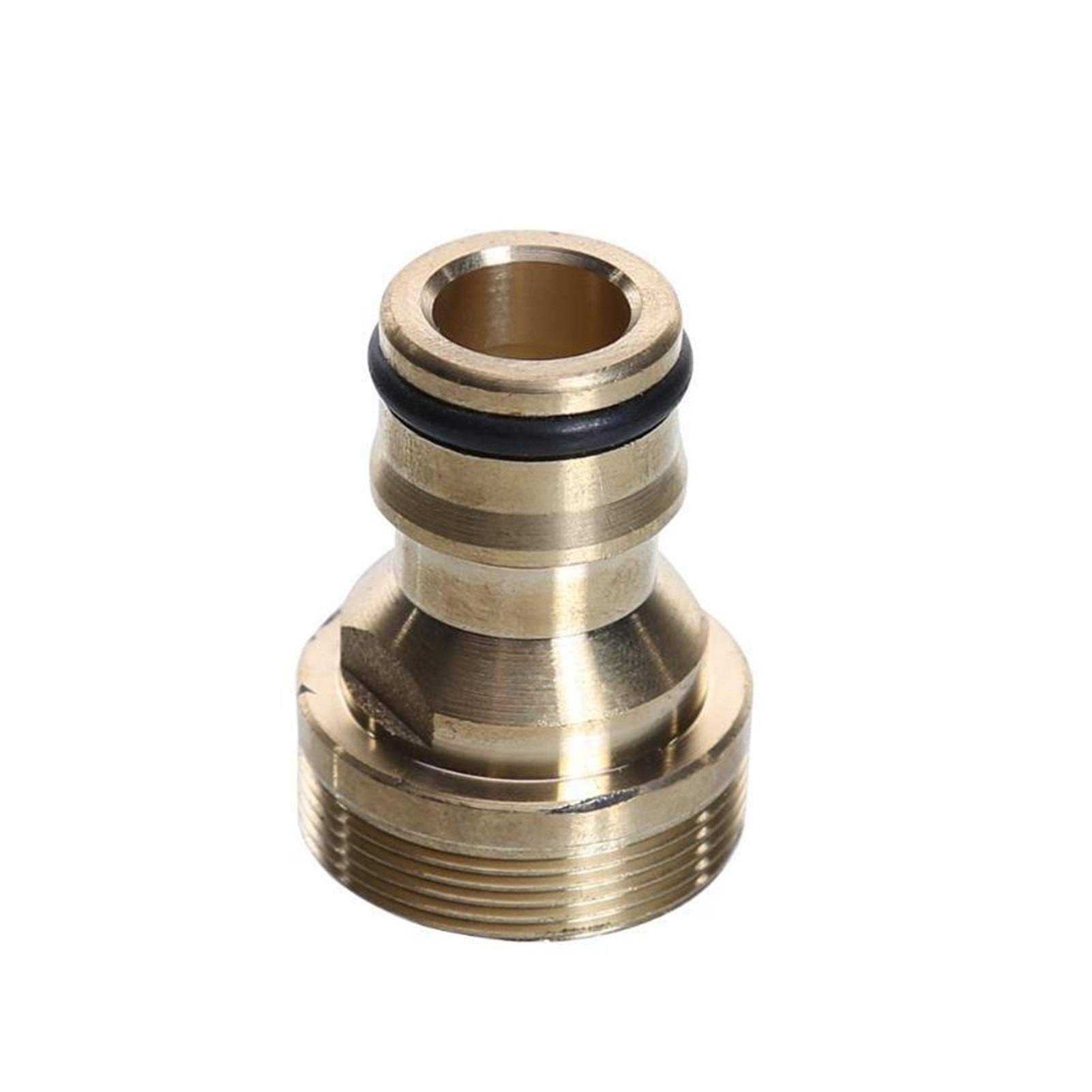 Universal Brass Water Pipe Connector - Kitchen Faucet Adapter, Garden Hose Tap Mixer Joiner for Home & Outdoor Use | Durable Hardware Accessories for Plumbing, Watering & DIY Projects