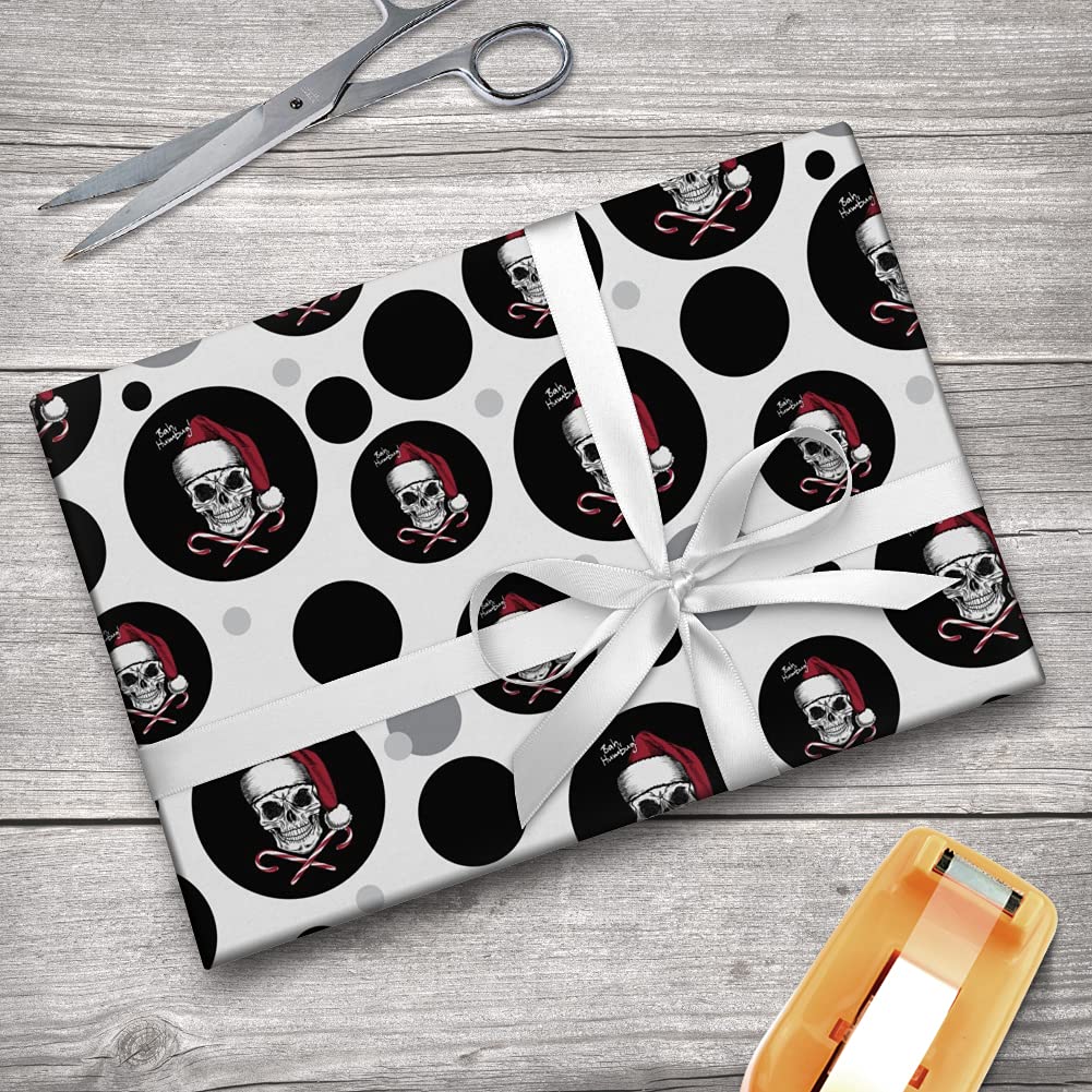 GRAPHICS & MORE Bah Humbug Christmas Gift Wrap Wrapping Paper Roll - Perfect for Holiday Presents, Party Decorations & Festive DIY Crafts