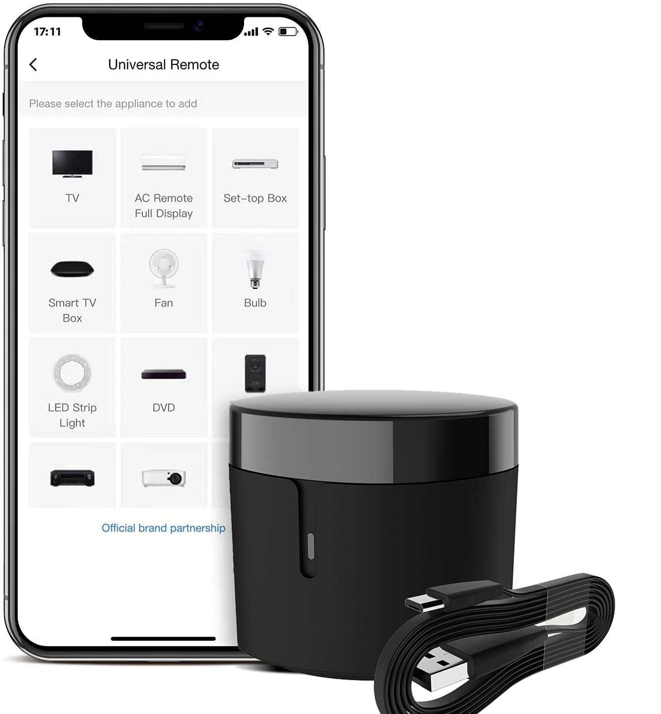 Broadlink RM4 Mini Smart IR Universal Remote Control - Works with Alexa & Google Assistant, Control Devices from Anywhere via Smartphone | Perfect for Smart Homes, TVs, ACs & Entertainment Systems