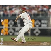 Aaron Nola Autographed 16x20 Philadelphia Phillies Baseball Photo - Limited Edition Collectible for Sports Fans & Memorabilia Enthusiasts - Perfect for Man Cave, Game Room, or Gift for Phillies Supporters