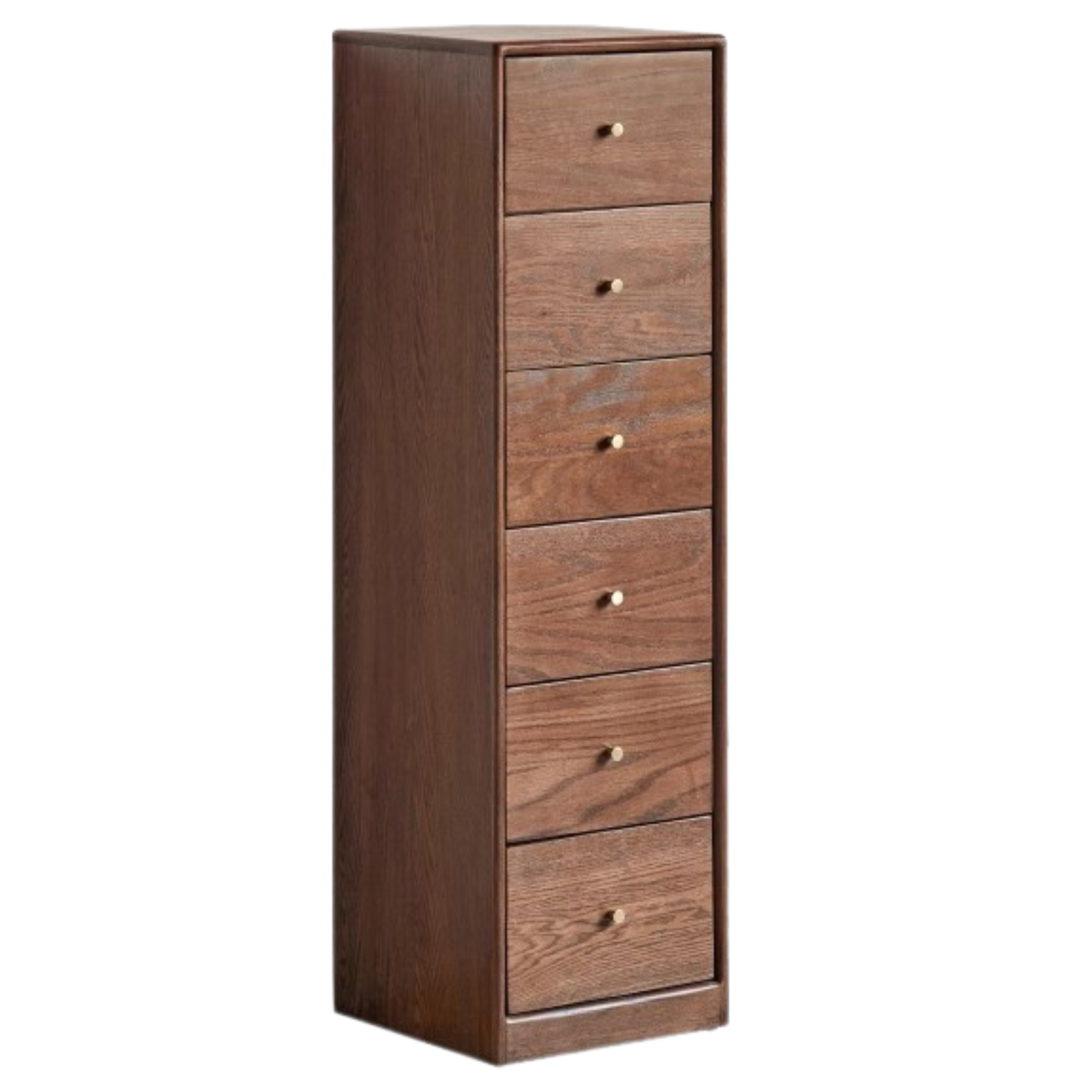 11.8x15x43.3inch / 30x38x110сm / walnut color / WORLDWIDE DELIVERY 5-6 WEEKS oak Chest of six drawers