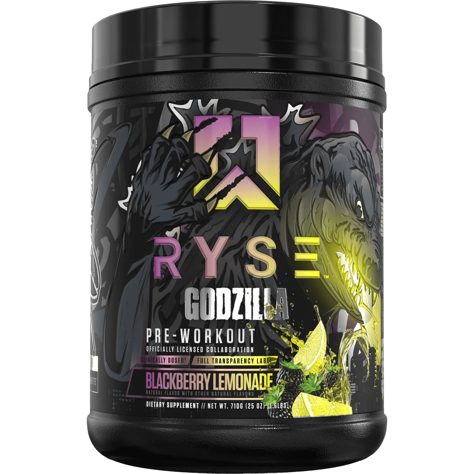RYSE Godzilla Pre Workout Powder - Intense Energy & Focus Supplement for Gym, Bodybuilding & Fitness | Pre-Workout for Men & Women | Boost Performance & Endurance