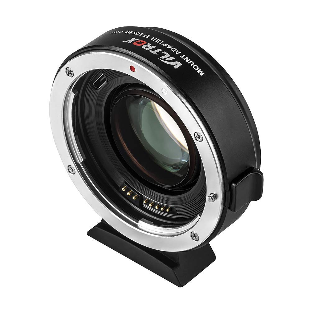 VILTROX EF-EOS M2 0.71x Speed Booster Lens Adapter - Auto Focus Reducer for Canon EF Lens to EOS EF-M Mirrorless Cameras | Perfect for Photography, Videography & Low Light Shooting