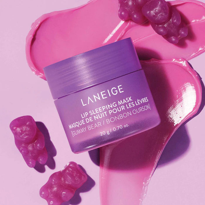 LANEIGE Vitamin C Lip Sleeping Mask - Intensive Hydration Overnight Lip Treatment for Dry & Chapped Lips - Perfect for Nighttime Skincare Routine & Winter Lip Care