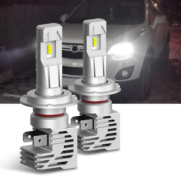 2013-2018 Ford Fusion H7 LED Headlight Bulbs - High Beam Replacement with Wireless Control - Perfect for Night Driving & Foggy Conditions