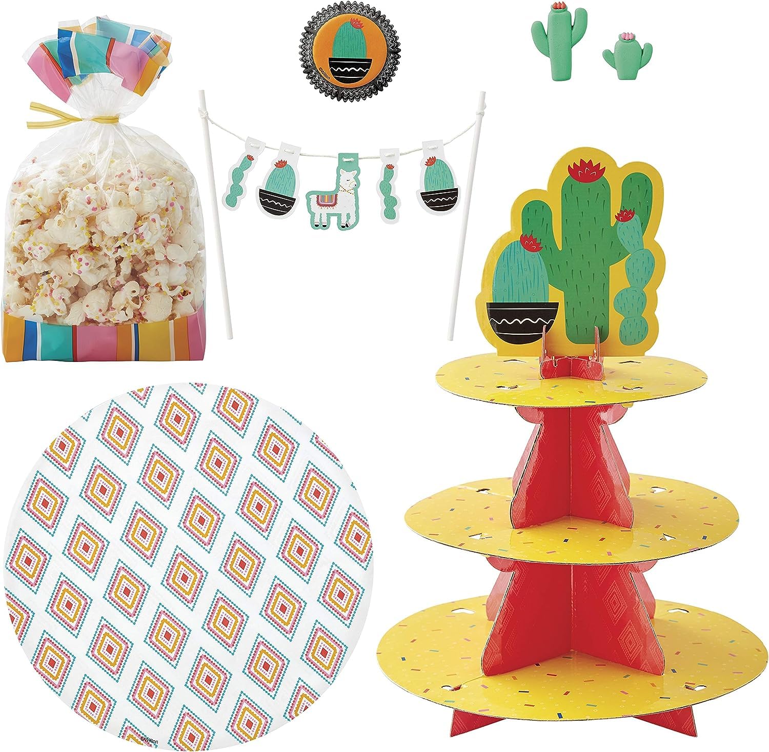 Cactus Party Dessert Kit - Fun DIY Food Items for Birthday Parties & Celebrations | Perfect for Kids, Baby Showers & Themed Events