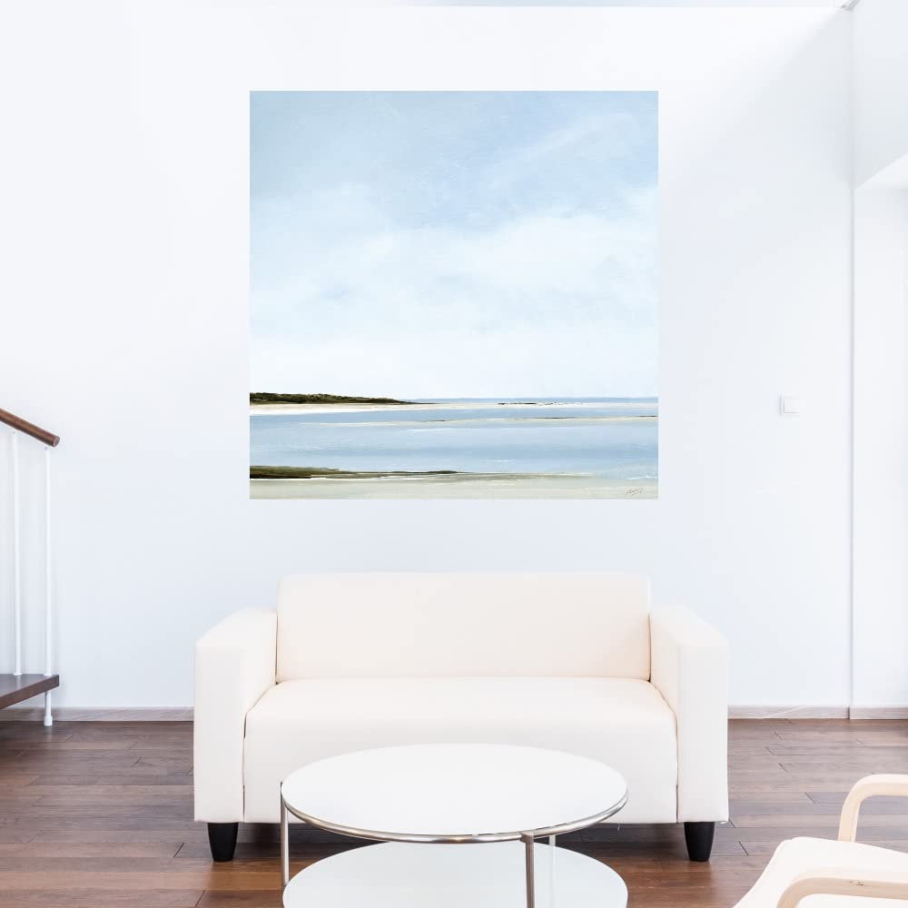 Fine Art Canvas Wall Decor by Artist Rick Fleury - Modern Abstract Painting for Living Room, Bedroom, Office & More - Ready to Hang 32x32 Inch - Perfect for Home Decor, Gifts & Interior Design