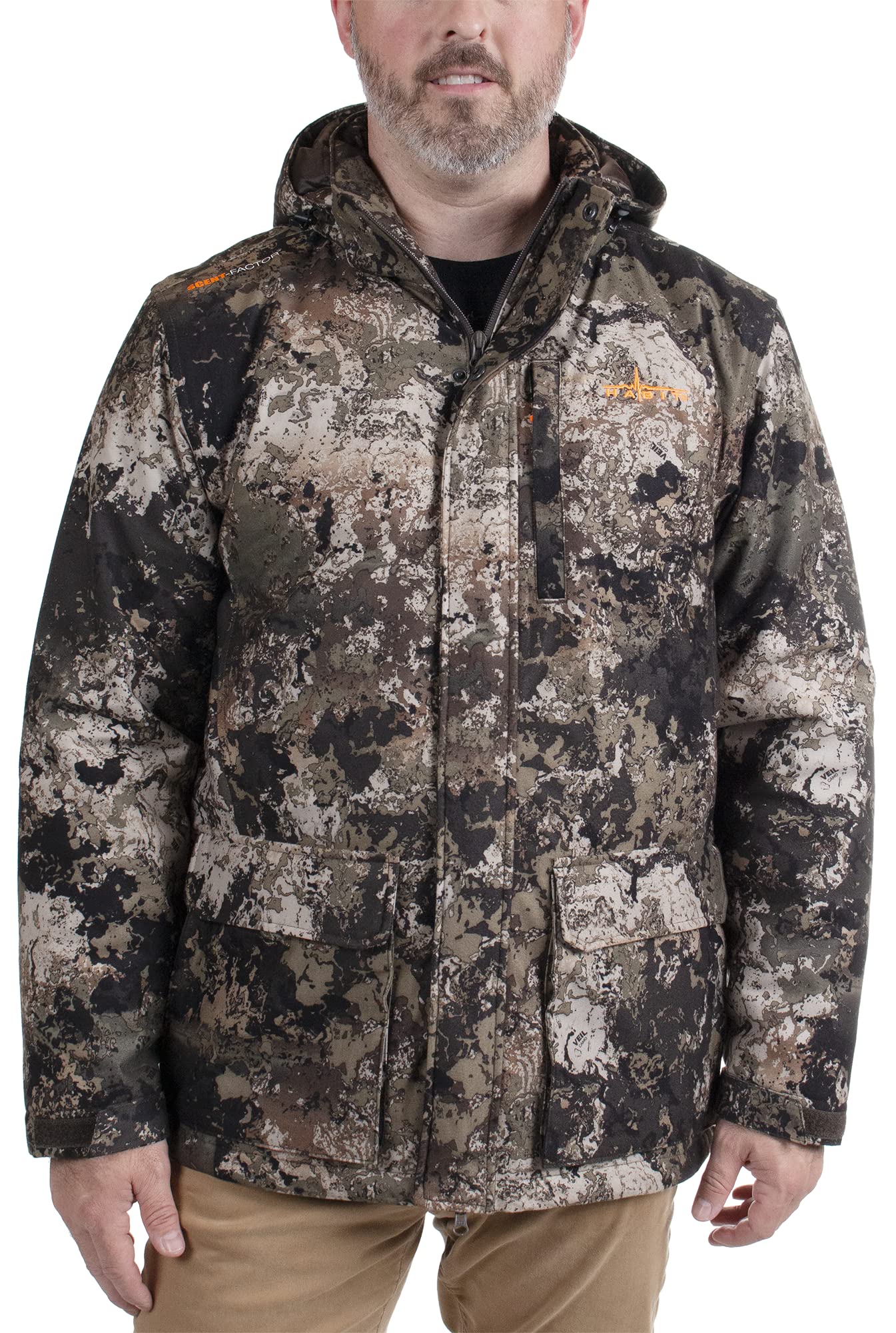 HABIT Men's Insulated Waterproof Winter Parka Jacket - Heavy Duty Cold Weather Coat for Snow, Hiking & Outdoor Activities
