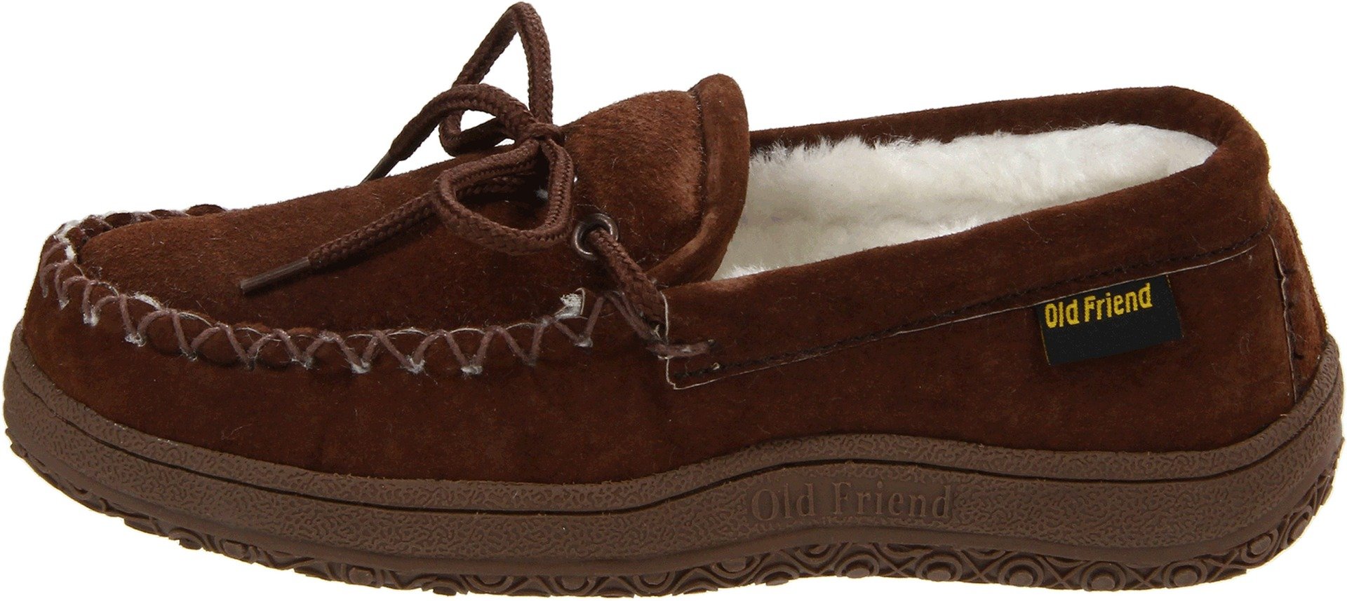 Old Friend Women's Kentucky Moccasin - Comfortable Leather Slip-On Shoes for Casual Wear, Outdoor Walks, and Relaxing at Home