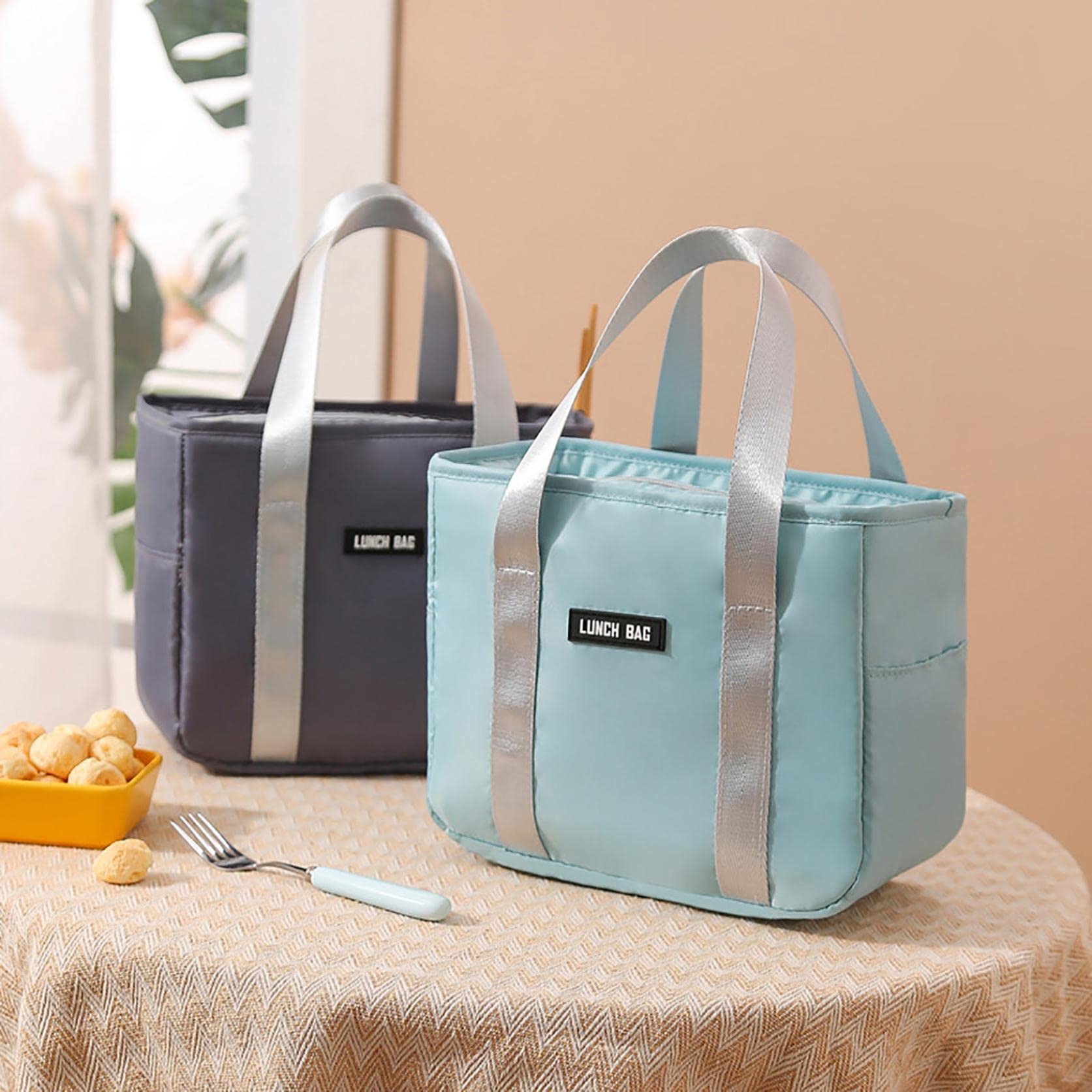 Insulated Lunch Bag for Women & Men - Portable, Waterproof & Reusable Lunch Box with Thickened Leakproof Design - Perfect for Office, School, Picnics & Travel