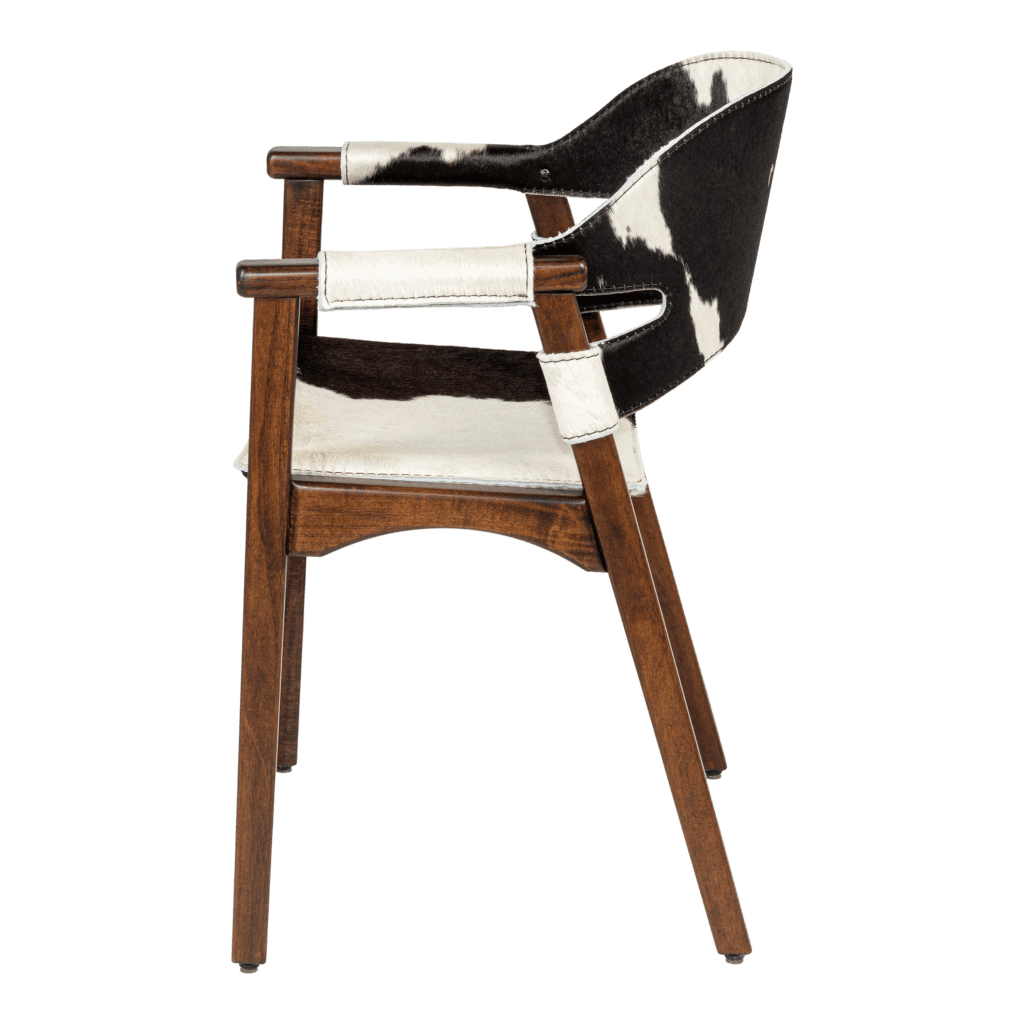 Cyan Design 11811 Boss Chair L 19013 Black Hair On Hide - Stylish Leather Office Chair for Executive Desk & Home Office Decor