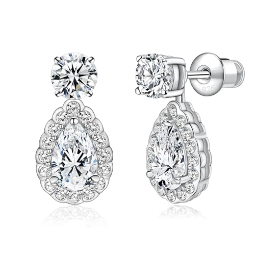 Teardrop-0.8ct*2