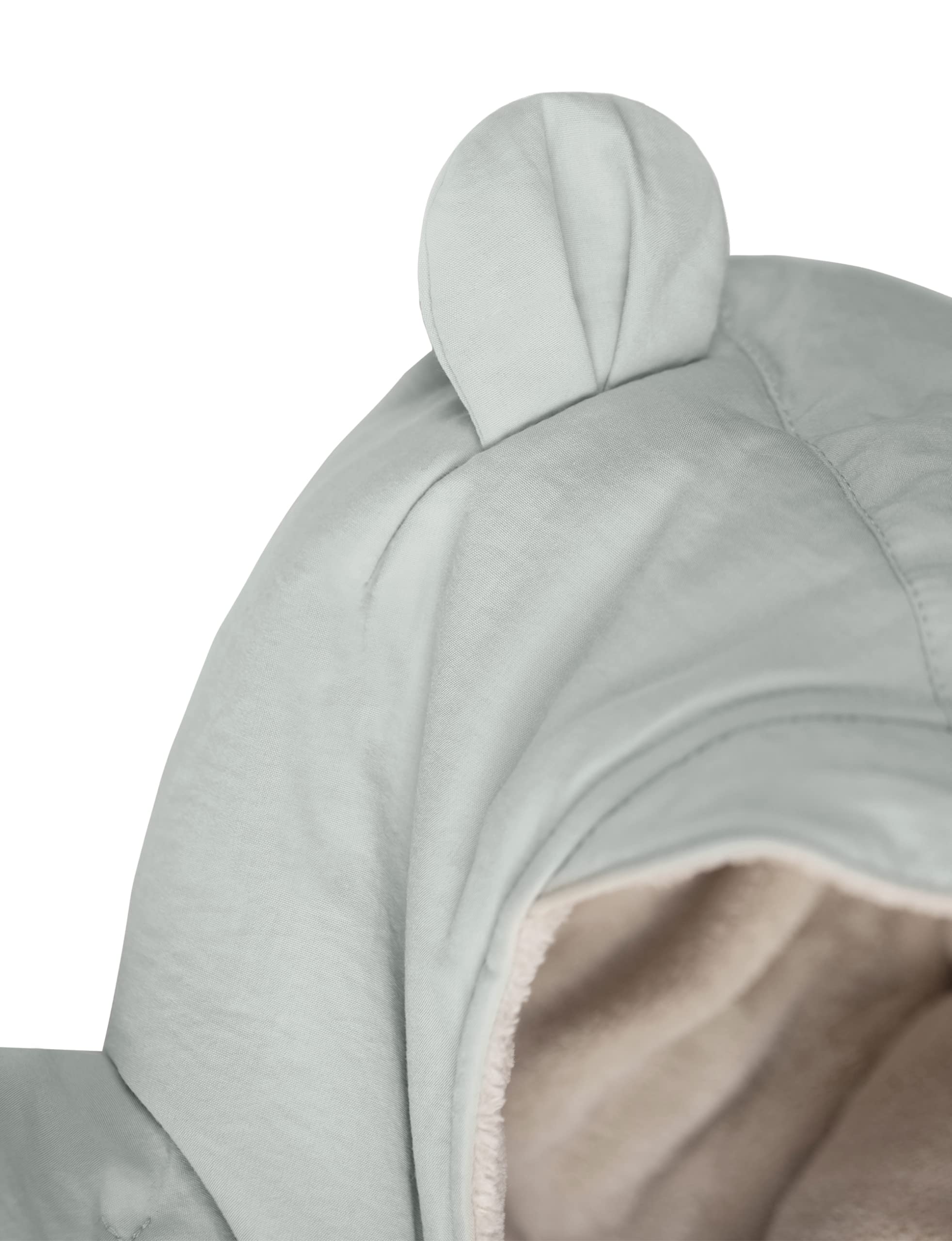 7AM Enfant Baby Jumpsuit Coat - Airy Zipper Jumpsuit for Boys & Girls | Water Repellent, Soft Cotton, Warm Winter Wear | Perfect for Outdoor Play, Stroller Walks & Cold Weather Protection