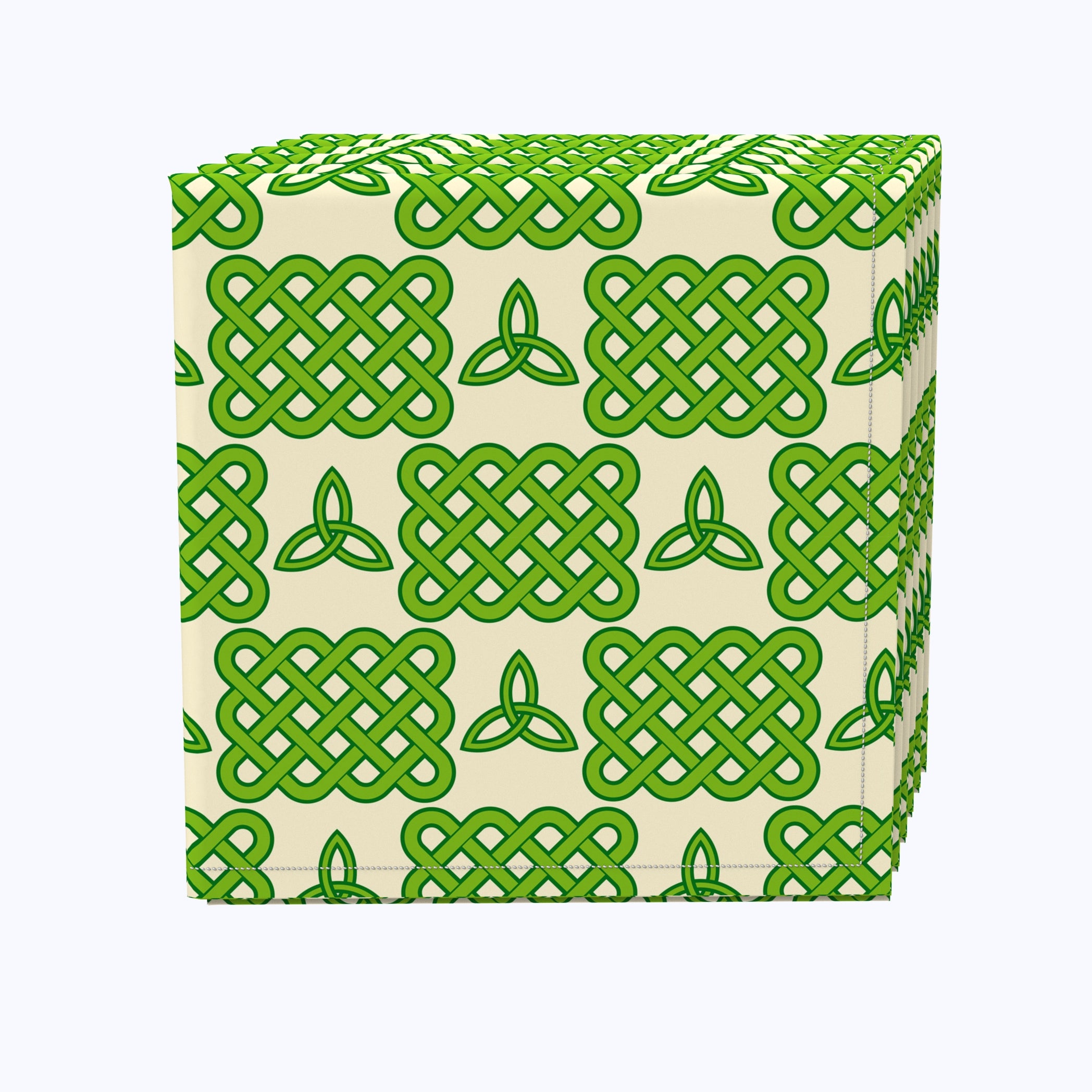 Celtic Knots & Lattice Pattern Napkins - Premium Irish-Themed Dinner Napkins for Weddings, St. Patrick's Day & Celtic Decor