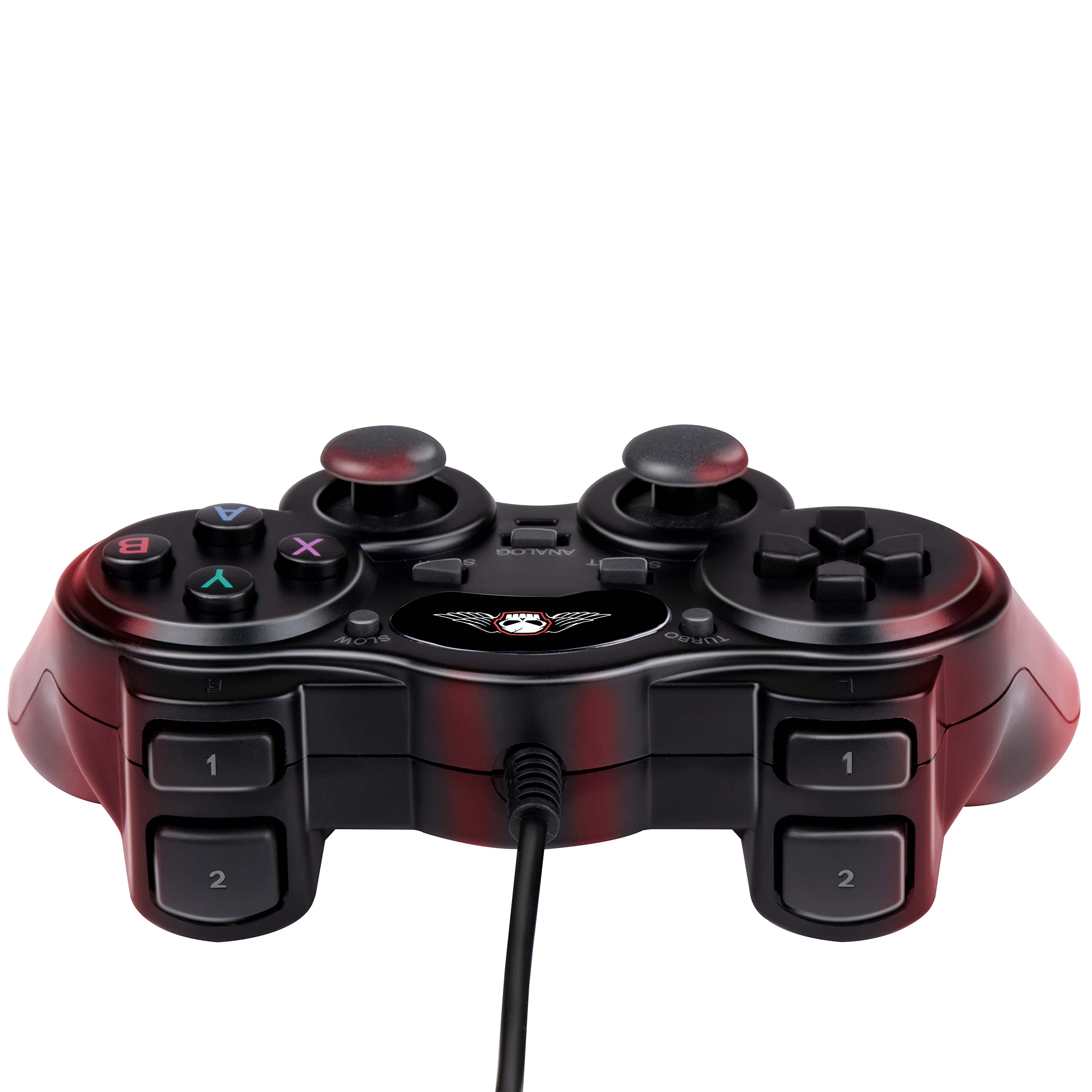 No Fear USB Gaming Controller - 1.5M Cable, Plug & Play - Adjustable for PC Gaming