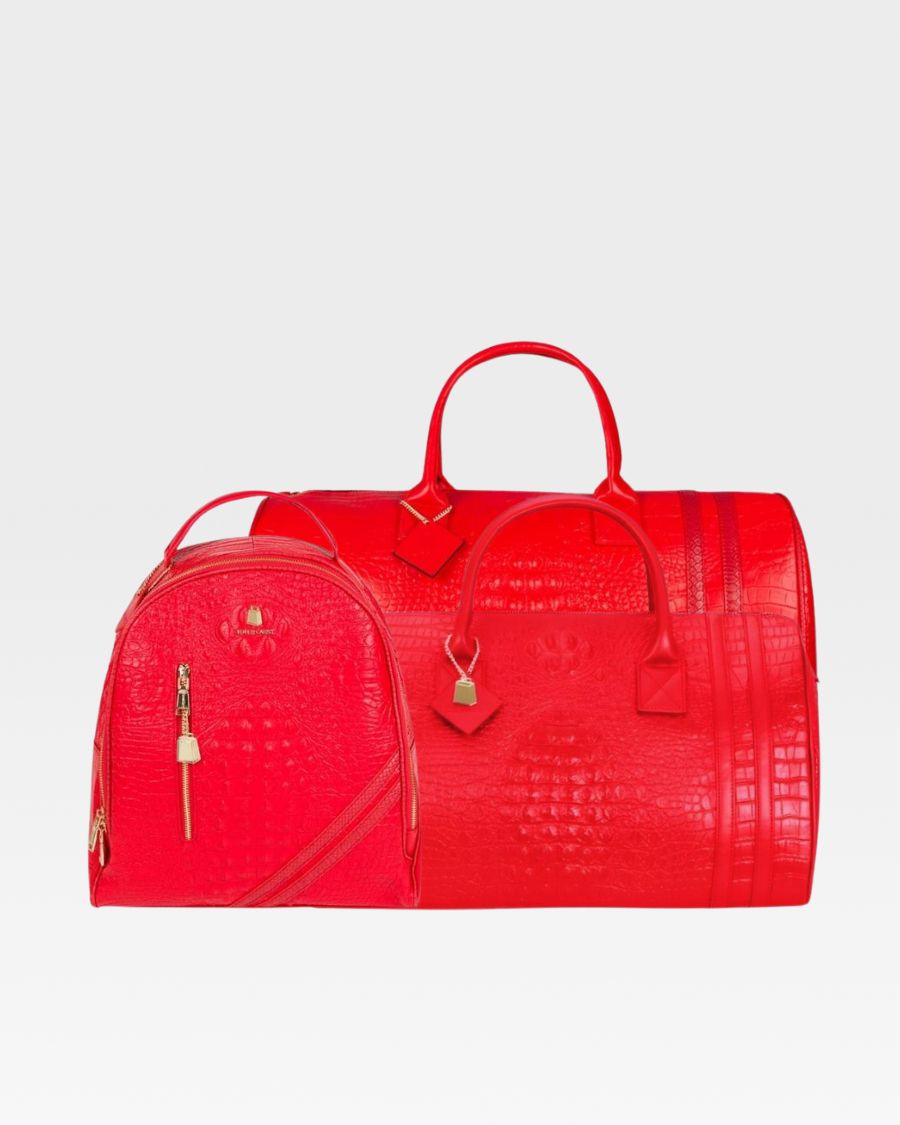 Apollo 2 BFF Travel Set - Red Luggage & Accessories for Women | Perfect for Weekend Getaways & Girls Trips