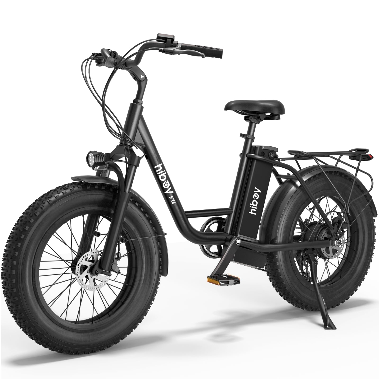Hiboy EX6 Step-Thru Fat Tire Electric Bike for Adults - 750W Motor, 48V 13Ah Battery, 20MPH Speed - Perfect for Commuting, Off-Road & Urban Riding