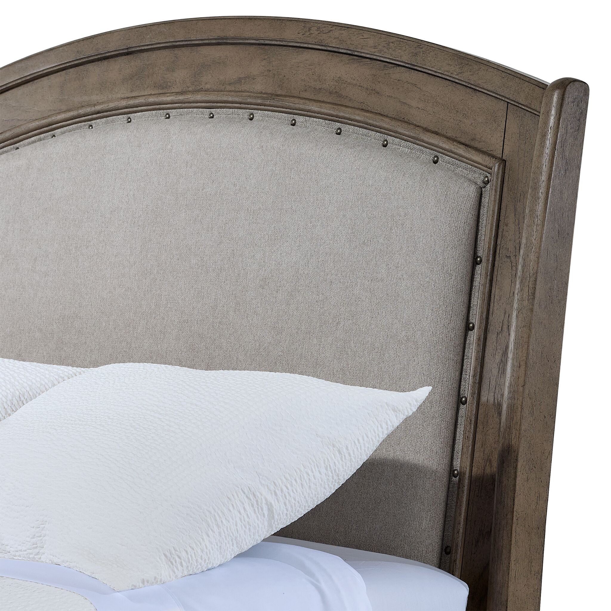 Camelot 3-Piece King Size Storage Bed Frame in Burnished Beige - Modern Bedroom Furniture with Underbed Storage for Space Saving & Organization