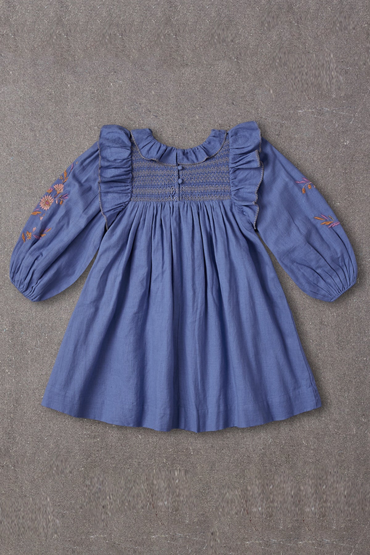 Nellystella Kiki Girls' Summer Floral Dress - Cute & Comfortable Outfit for Toddler, Kids, Birthday Party & Outdoor Play