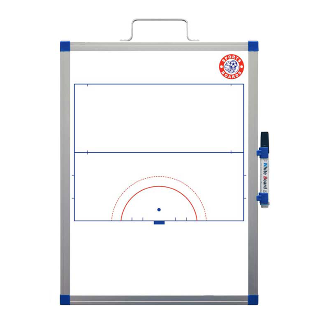 30cm x 40cm Hockey Small Coaches Board - Dry Erase Whiteboard for Hockey Coaching, Practice Drills & Game Strategies | Portable Ice Hockey Training Tool for Coaches & Players
