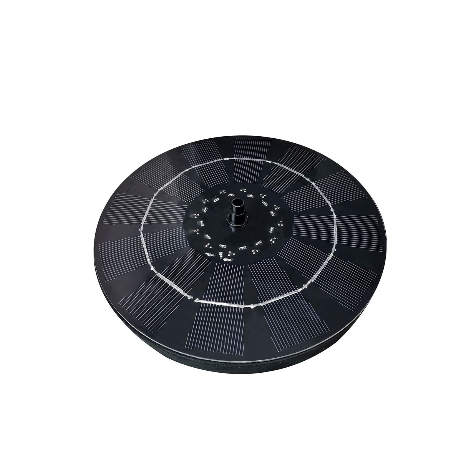 Solar Powered Fountain Pump with LED Lights - Floating Bird Bath Fountain for Garden, Pond, Pool & Fish Tank | Outdoor Water Feature for Patio, Yard & Backyard Decor