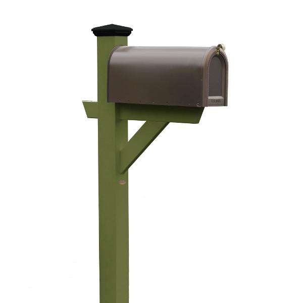 Durable Outdoor Hazleton Mailbox Post - Heavy Duty Steel Mailbox Stand with Anti-Rust Coating for Residential & Commercial Use - Perfect for Driveway, Garden, and Front Yard Installation