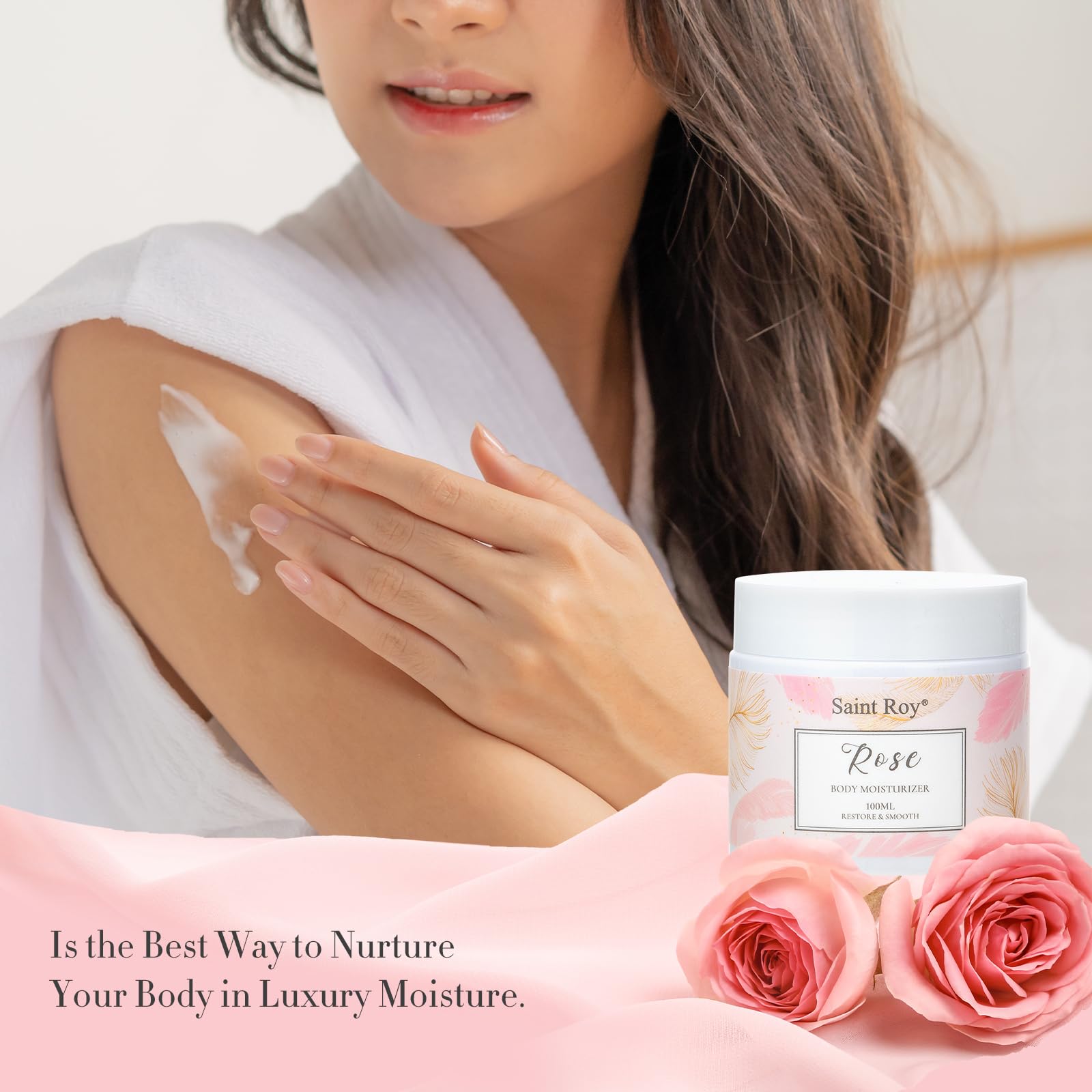 10-Piece Rose Scented Self Care Spa Gift Set for Women - Facial Cleanser, Body Scrub, Clay Mask & Essential Oil - Perfect Birthday & Mother's Day Gift Idea for Relaxation & Skincare
