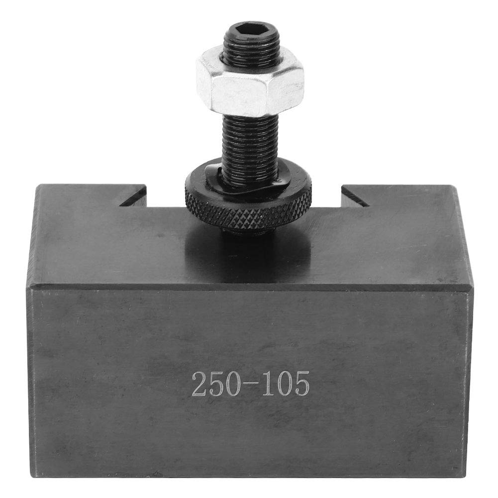 250-105 Universal High Hardness CNC Lathe Tool Post Holder Set - Quick Change Mini Tool Post for Precision Machining & Heavy Cutting | Ideal for Metalworking, Turning, Milling & DIY Projects