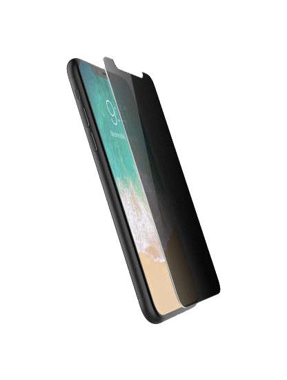 iPhone X Tempered Glass Screen Protector - Privacy Series (Front) - Perfect Fit, Anti-Scratch, HD Clear - Ideal for Work, Travel & Everyday Protection