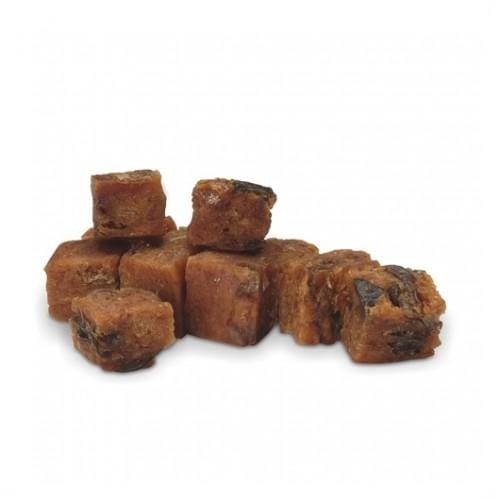 Zeus Meaty Bites Chewy Salmon Fusion Dog Treats 150g - Natural Protein Snacks for Small & Large Dogs - Perfect for Training Rewards and Dental Health Care