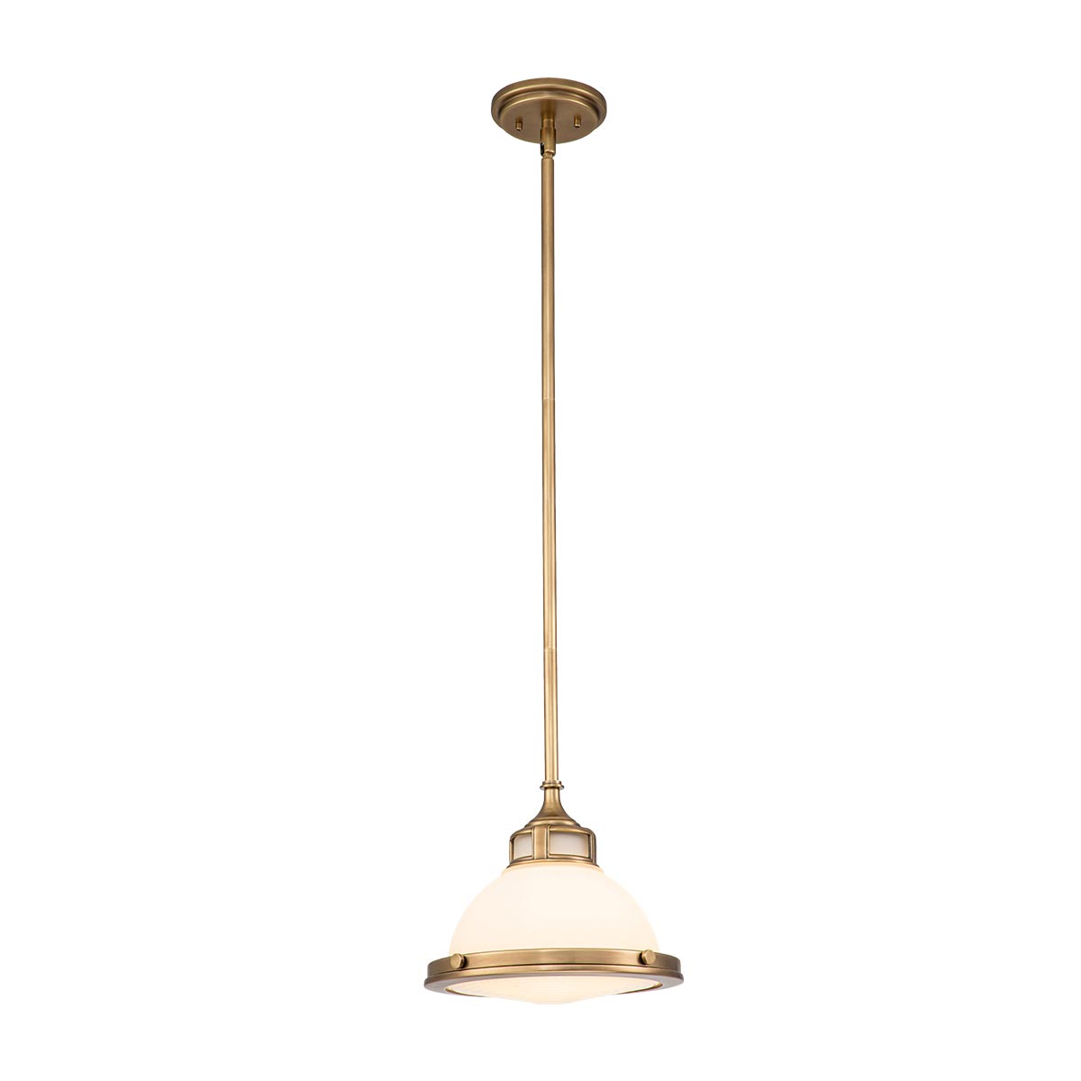 Amelia 1 Light Pendant Lighting Fixture - Adjustable Size & Multiple Finish Options for Kitchen Island, Dining Room or Bedroom Decor