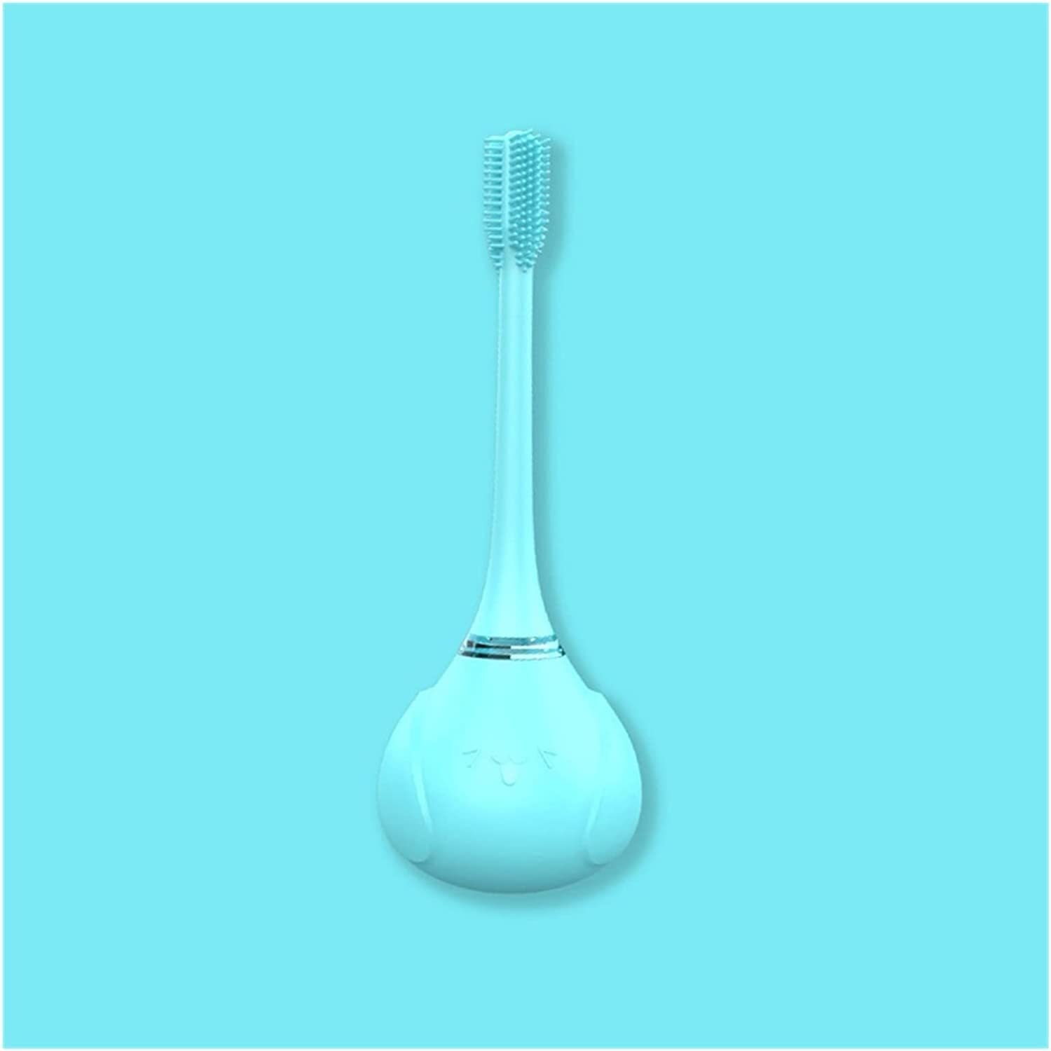 Ultra Electric Toothbrush for Adults & Kids - USB Rechargeable U-Shaped Toothbrush with Teeth Whitening Function, Blue (Perfect for Travel & Family Oral Care)