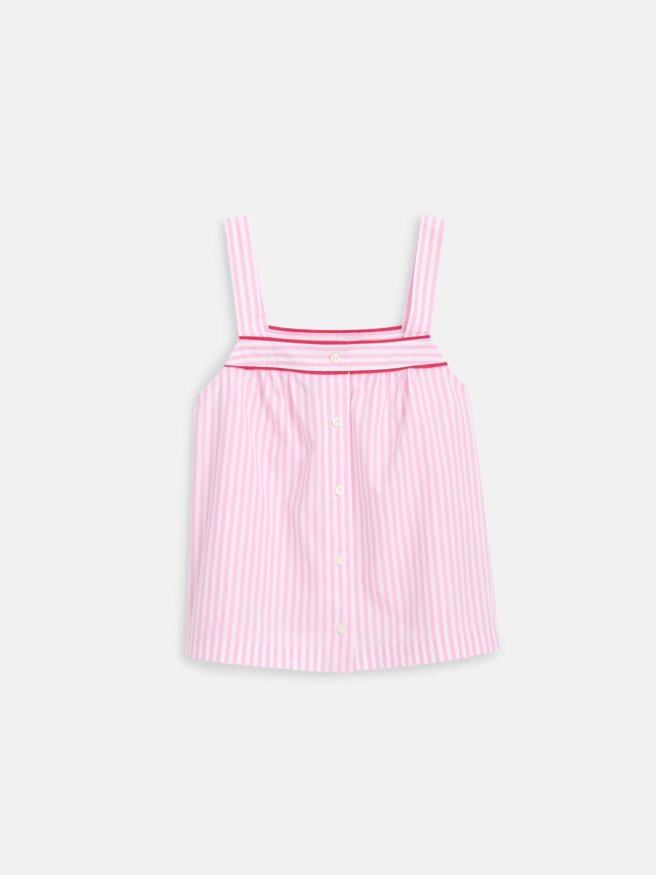 P'Jimmies Striped Sleep Cami - Women's Comfortable Nightwear for Relaxing at Home & Lounge Wear