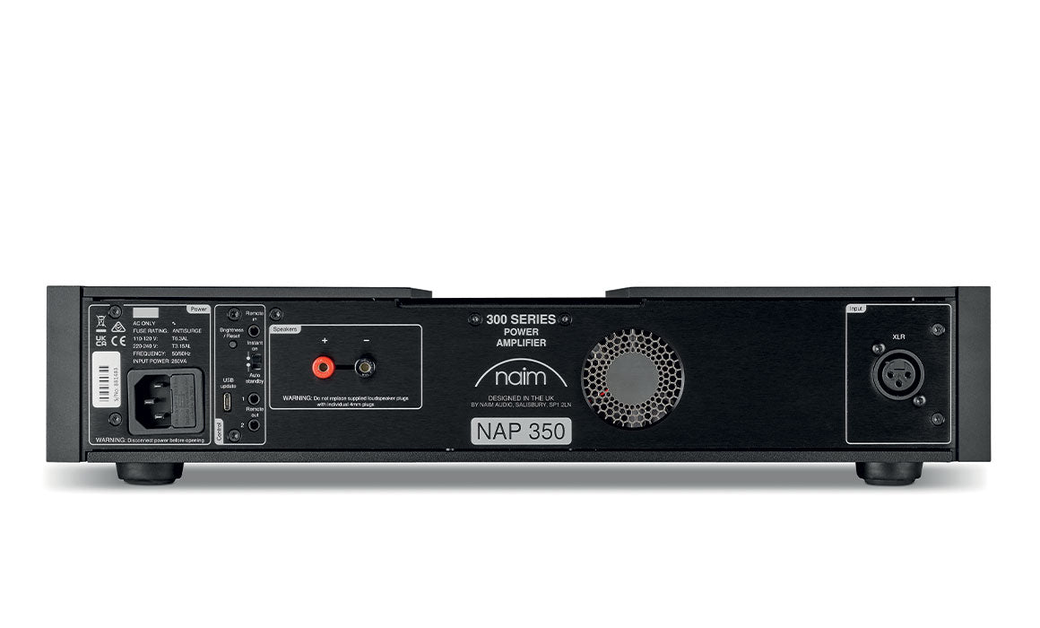 Naim Audio NAP 350 New Classic Monoblock Power Amplifier - High-End Audio System for Home Theater & Music Listening