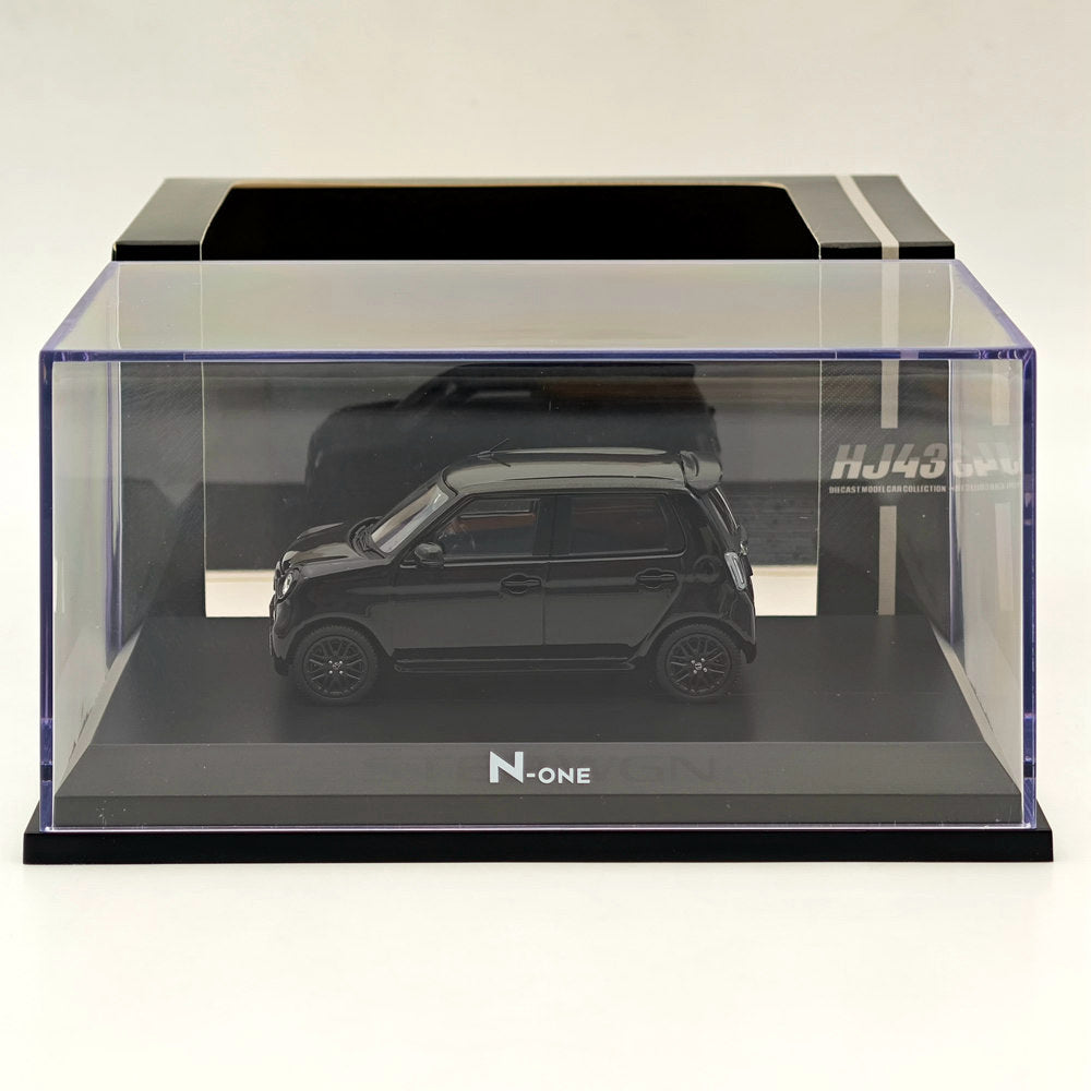 1/43 Scale Honda N ONE RS Crystal Black Pearl Diecast Model Car - Limited Edition Collectible for Car Enthusiasts & Hobbyists | Perfect for Display, Gifts & Model Car Collections
